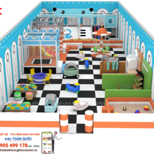 Mẫu thiết kế khu vui chơi 200m2 cho bé thỏa thích vui chơi