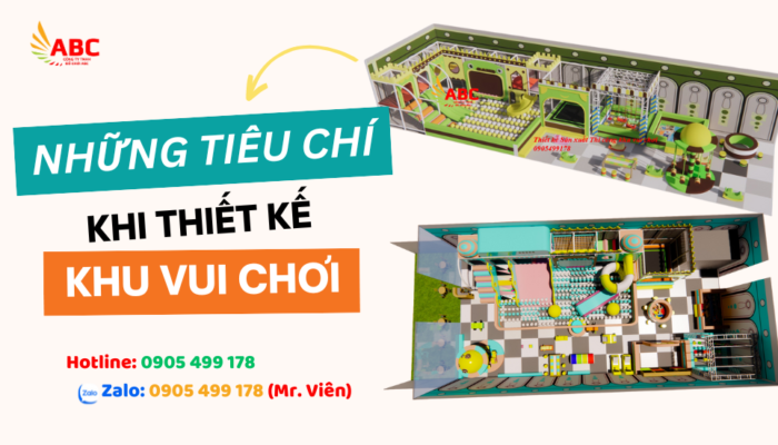 Những tiêu chí thiết kế khu vui chơi trẻ em