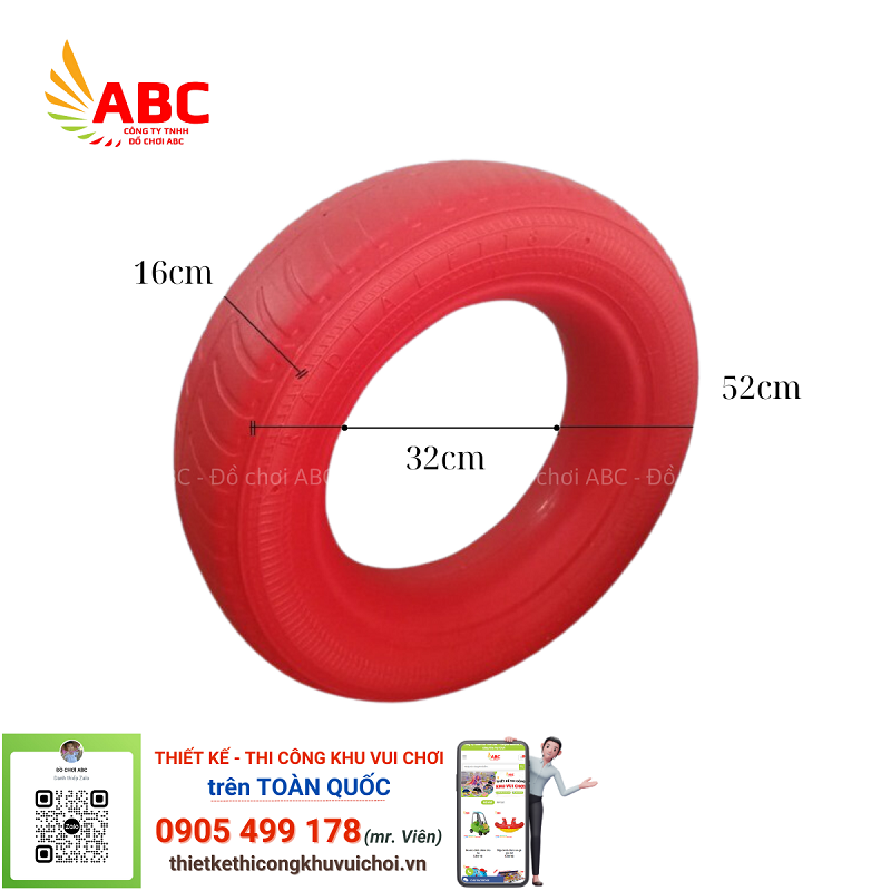 Bánh xe linh kiện khu vui chơi liên hoàn