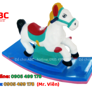 Bập bênh con ngựa cho bé mầm non - Giá rẻ bền đẹp