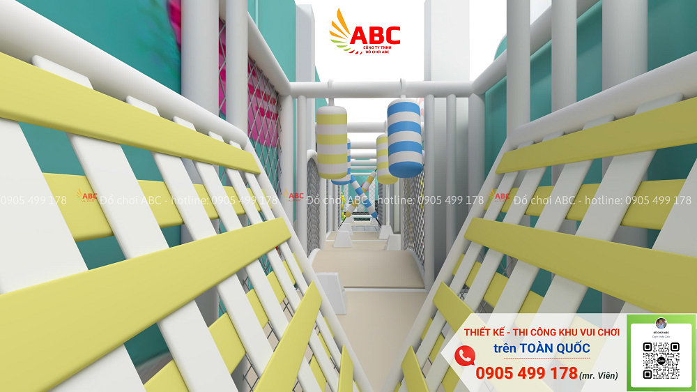 Những trò chơi vượt chướng ngại vật trên tầng 2 trong nhà liên hoàn