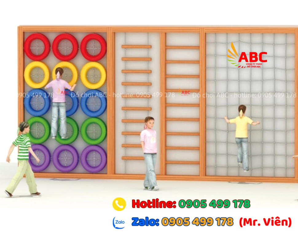 Đồ Chơi ABC - chuyên cung cấp vách leo dây bánh xe cho bé mầm non