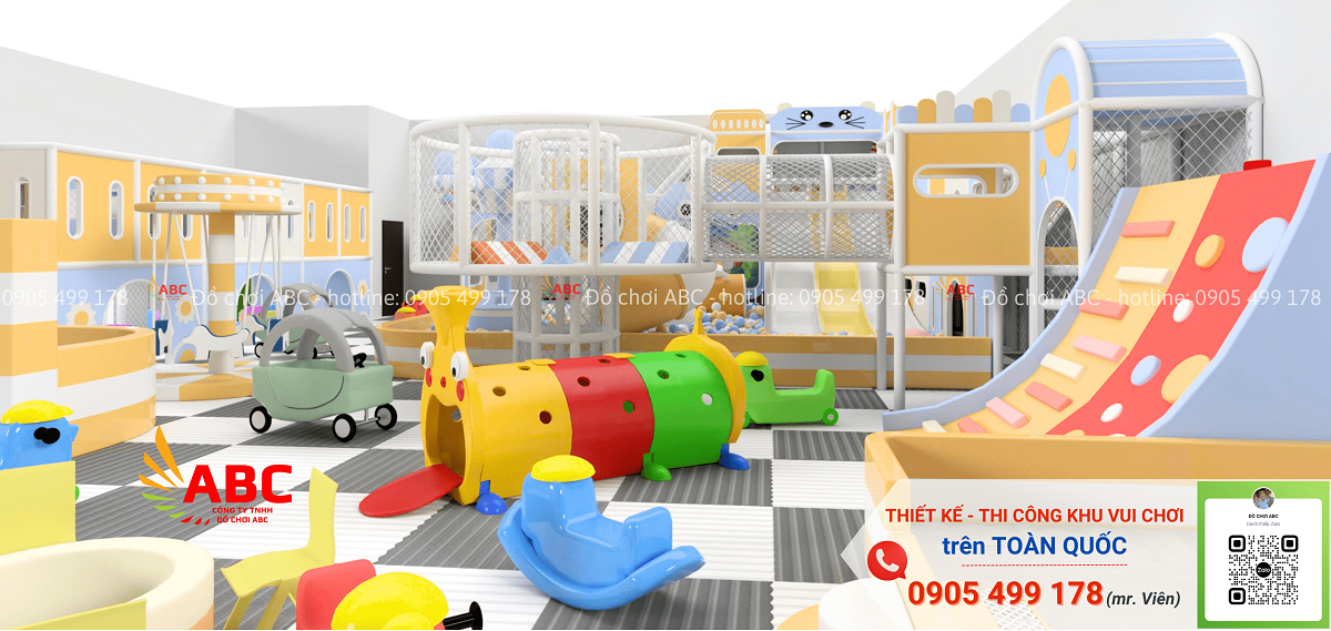Những trò chơi đa dạng khác - khu vui chơi trẻ em 255m2