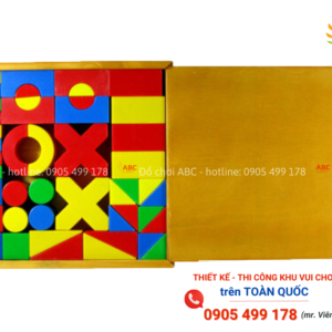 Bộ xếp hình xây dựng 51 chi tiết - Đồ chơi thông tư 02