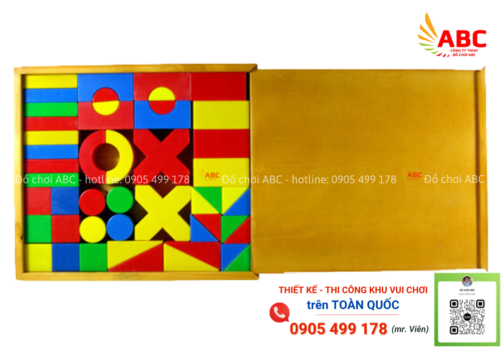 Bộ xếp hình xây dựng 51 chi tiết - Đồ chơi thông tư 02