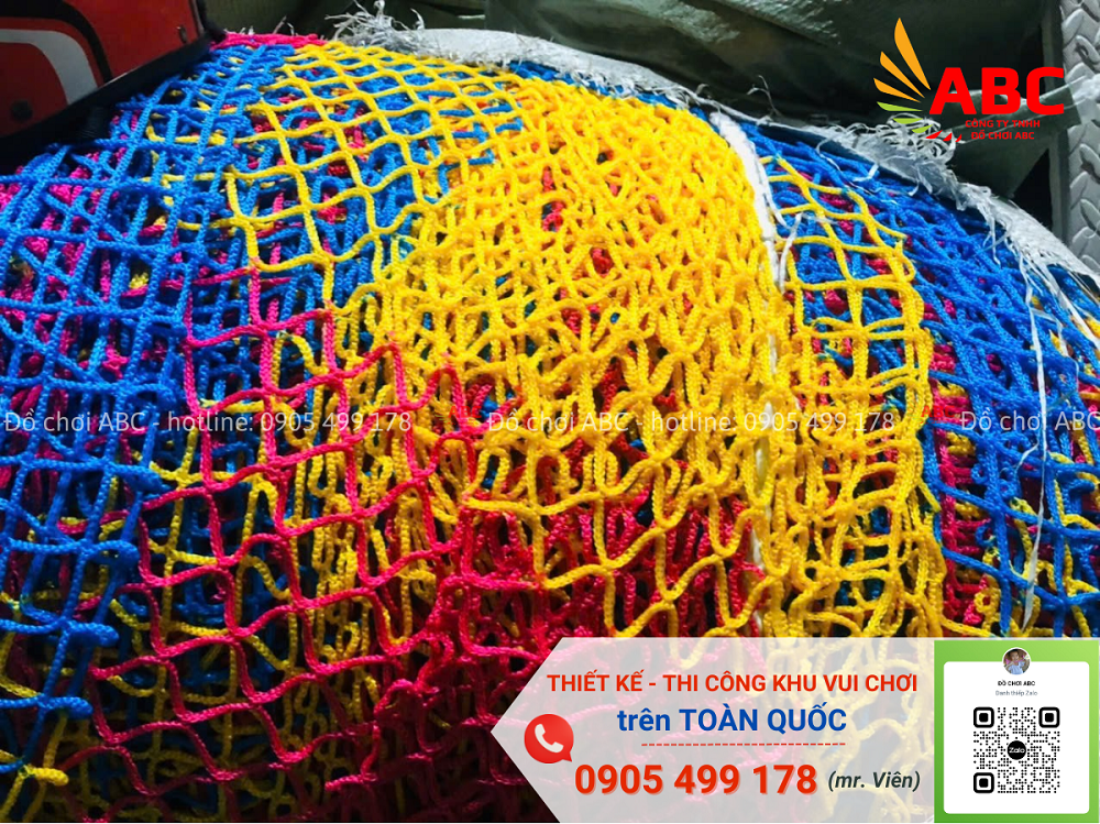 Lưới nhà liên hoàn - Phụ kiện khu vui chơi liên hoàn