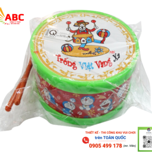 Trống con bằng nhựa - Đồ chơi trường mầm non