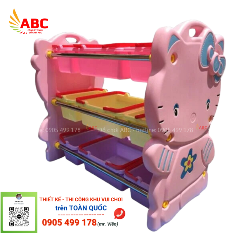 Kệ Để Đồ Chơi Mèo Kitty Nhập Khẩu