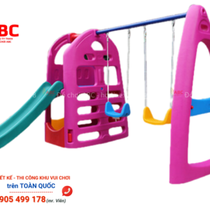 Bộ Cầu Trượt Liên Hoàn Xích Đu Cho Bé