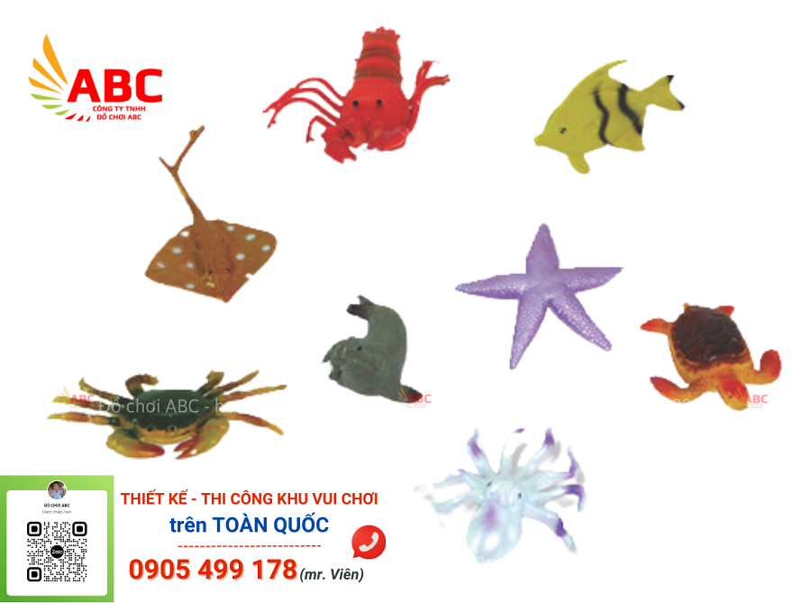 Bộ đồ chơi cho bé sinh vật biển - Đồ chơi mầm non