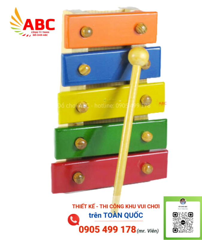 Đàn Xylophone Bằng Gỗ Cho Bé Mầm Non