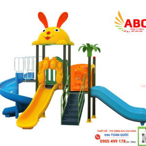 Bộ 2 khối cầu trượt - Đồ chơi mầm non 