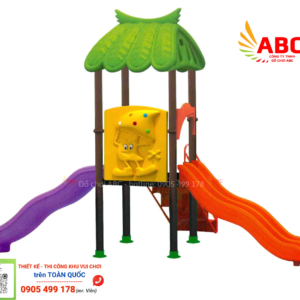 Cầu trượt liên hoàn 1 khối