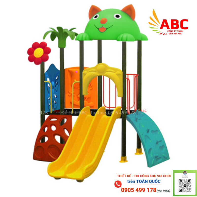 Nhà liên hoàn 2 khối mái mèo
