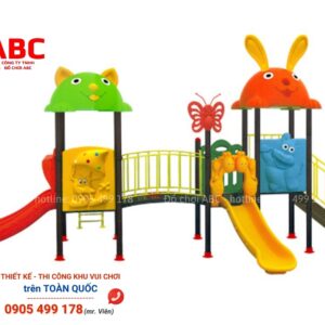 Nhà liên hoàn 3 khối cầu mây ngoài trời