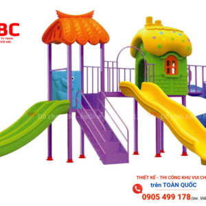 Bộ liên hoàn 2 khối cổ tích mầm non ngoài trời