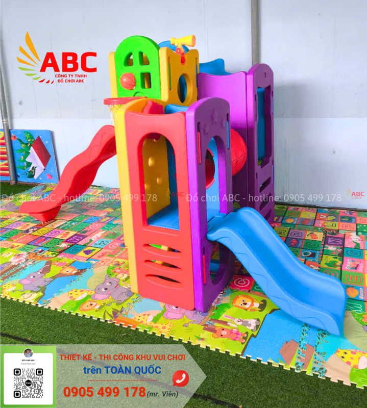 Các bộ phận được liên kết chắc chắn bằng ngàm khóa, giúp bé vui chơi an toàn và thoải mái