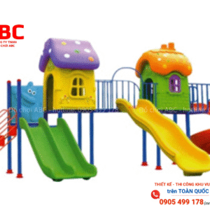 Bộ liên hoàn 3 khối nấm cầu trượt