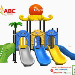 Bộ cầu trượt đa năng trường mầm non
