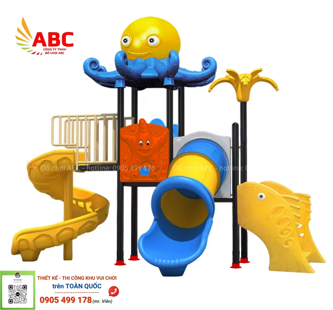 cau-truot-2-khoi-truot-ong-mai-bach-tuoc Cầu trượt 2 khối trượt ống mái bạch tuộc
