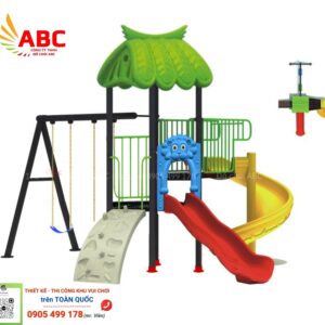 Cầu trượt đơn xích đu - Đồ chơi ngoài trời