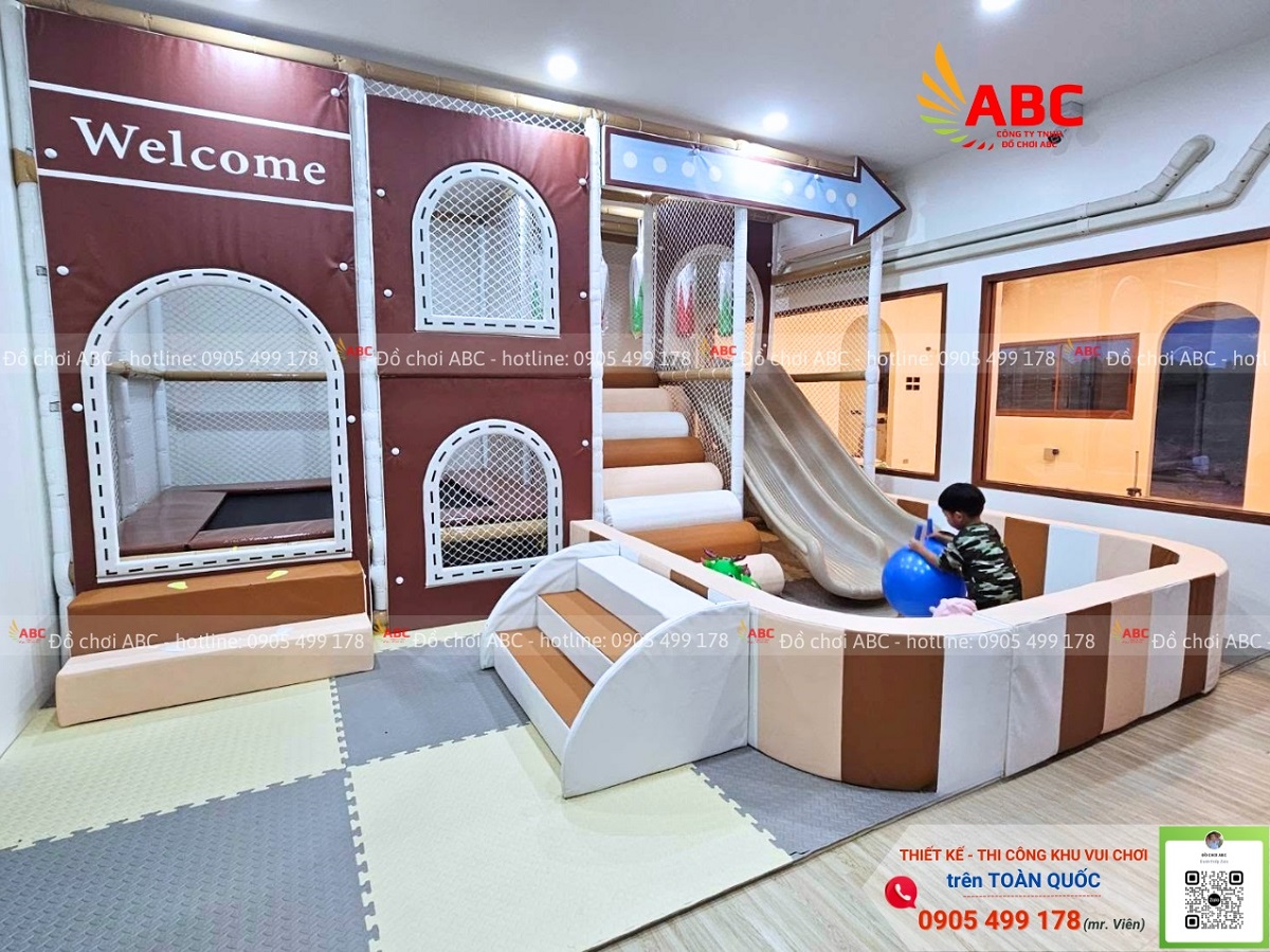 Thiết kế - lắp đặt khu vui chơi trẻ em 25m2