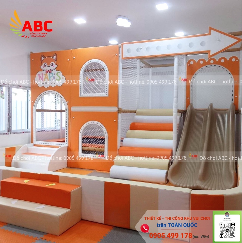 Lắp đặt khu vui chơi 25m2 cho quán cafe