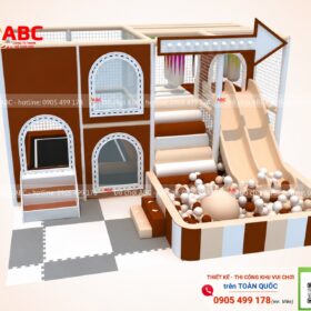 Mẫu khu vui chơi trẻ em 25m2 nhỏ gọn