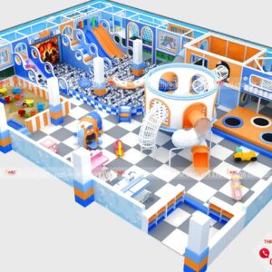 Mẫu Khu Vui Chơi Trẻ Em Trong Nhà 200m2
