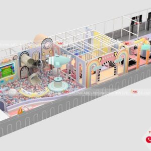 Mẫu thiết kế khu vui chơi trẻ em 200m2 hiện đại