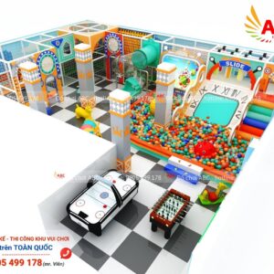 Mẫu thiết kế khu vui chơi trẻ em 100m2