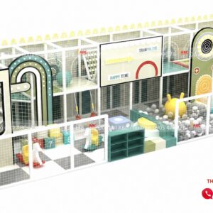 Mẫu thiết kế khu vui chơi trẻ em 14x4m