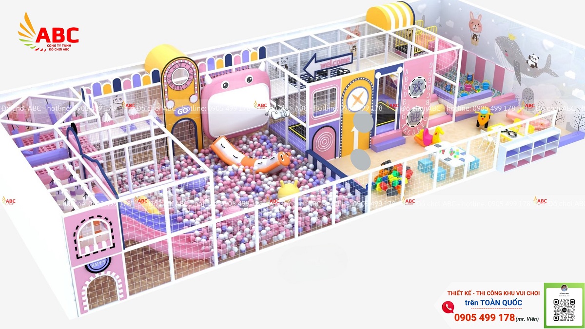 thiet-ke-khu-vui-choi-tre-em-100m2 Mẫu khu vui chơi trẻ em 17x6m