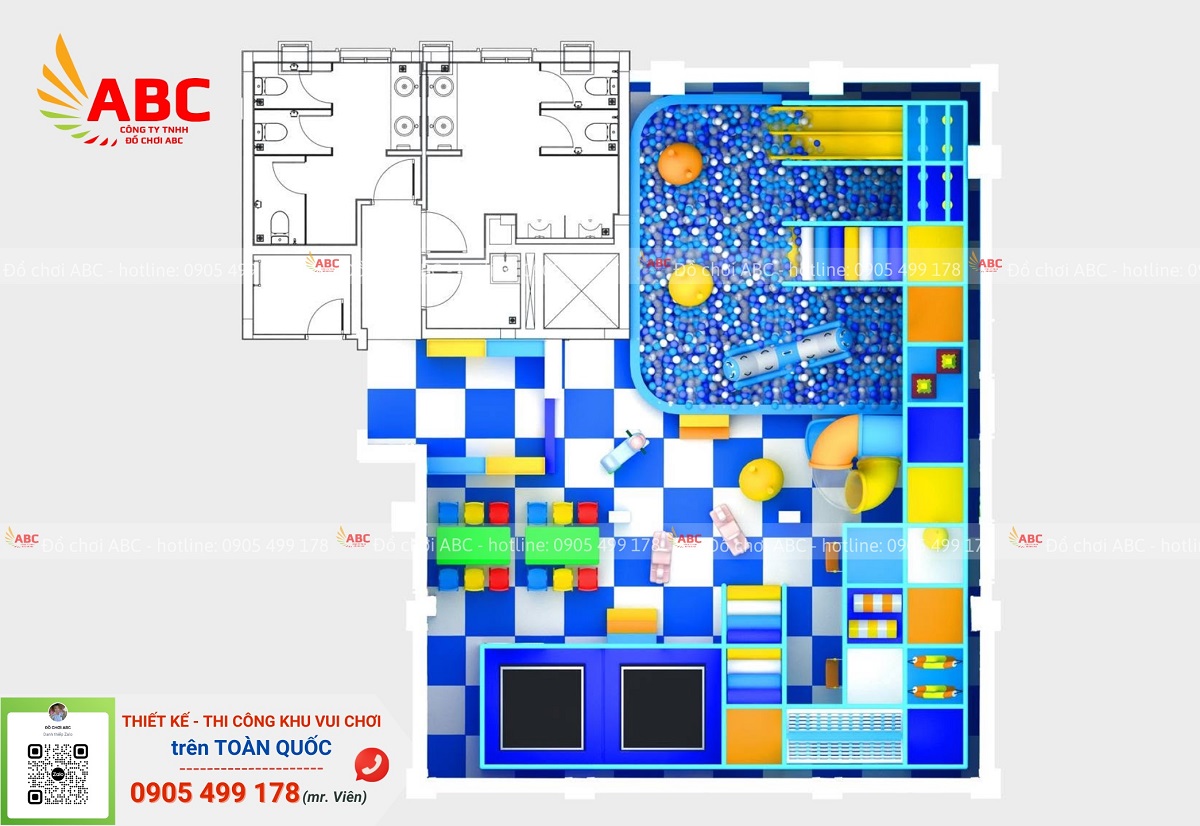 thiet-ke-khu-vui-choi-tre-em Mẫu thiết kế khu vui chơi trẻ em 160m²