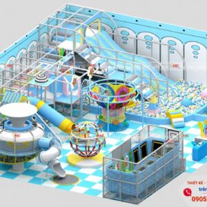 Mẫu Thiết Kế Khu Vui Chơi Trẻ Em Trong Nhà 270m2