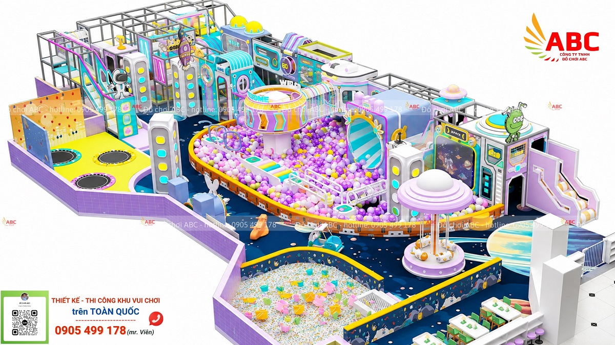 mau-thiet-ke-khu-vui-choi-340m2-5 Mẫu thiết kế khu vui chơi trẻ em 340m2 - chủ đề vũ trụ