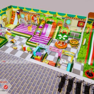 Mẫu Thiết Kế Khu Vui Chơi Trẻ Em Trong Nhà 200m2